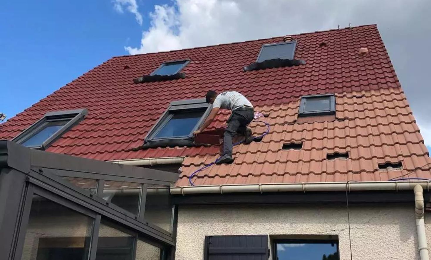 Rénovation toiture nettoyage Achères 78260