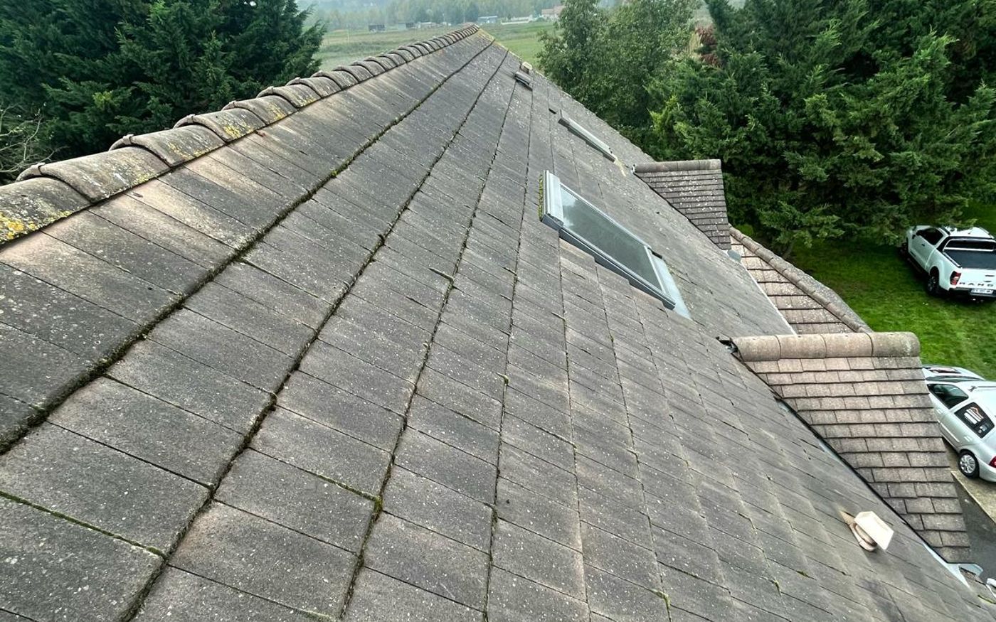 Nettoyage toiture acheres 78260 avant