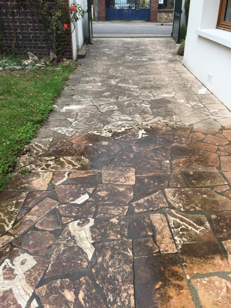 Nettoyage allee acheres 78260 avant