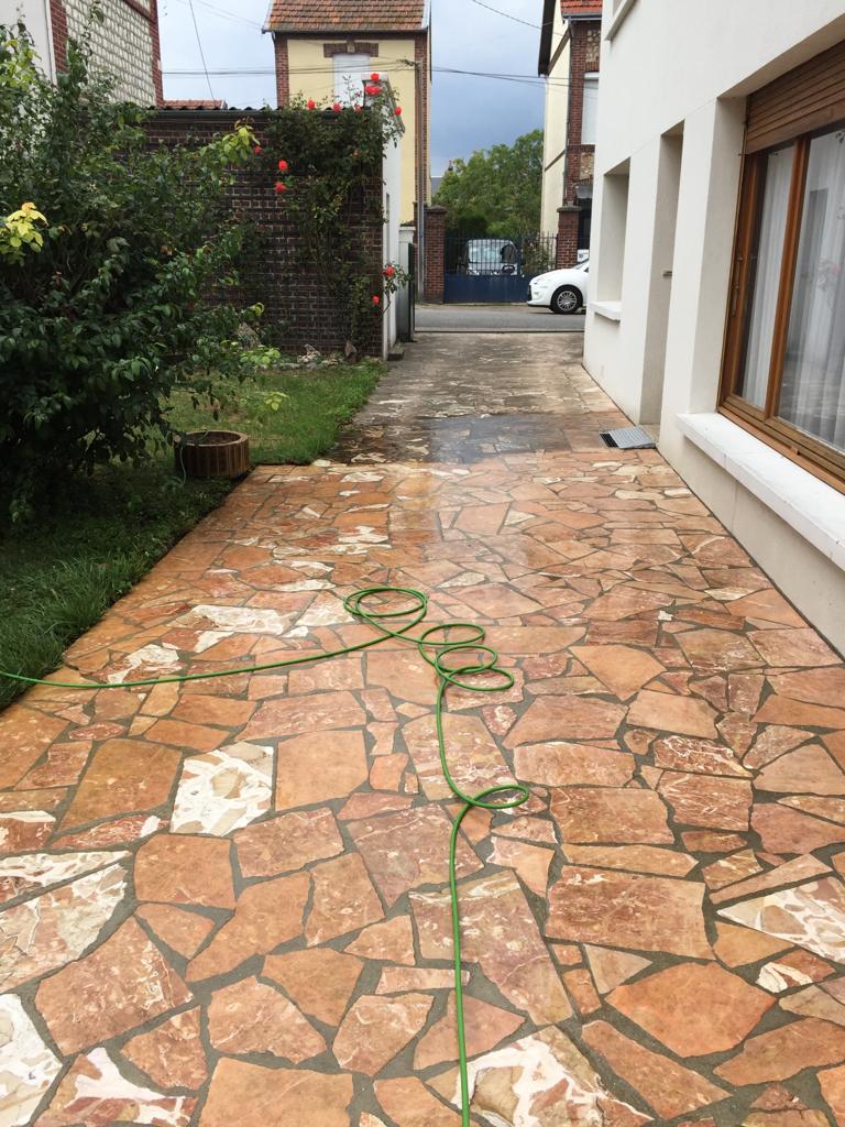 Nettoyage allee carrieres sous poissy 78955  apres