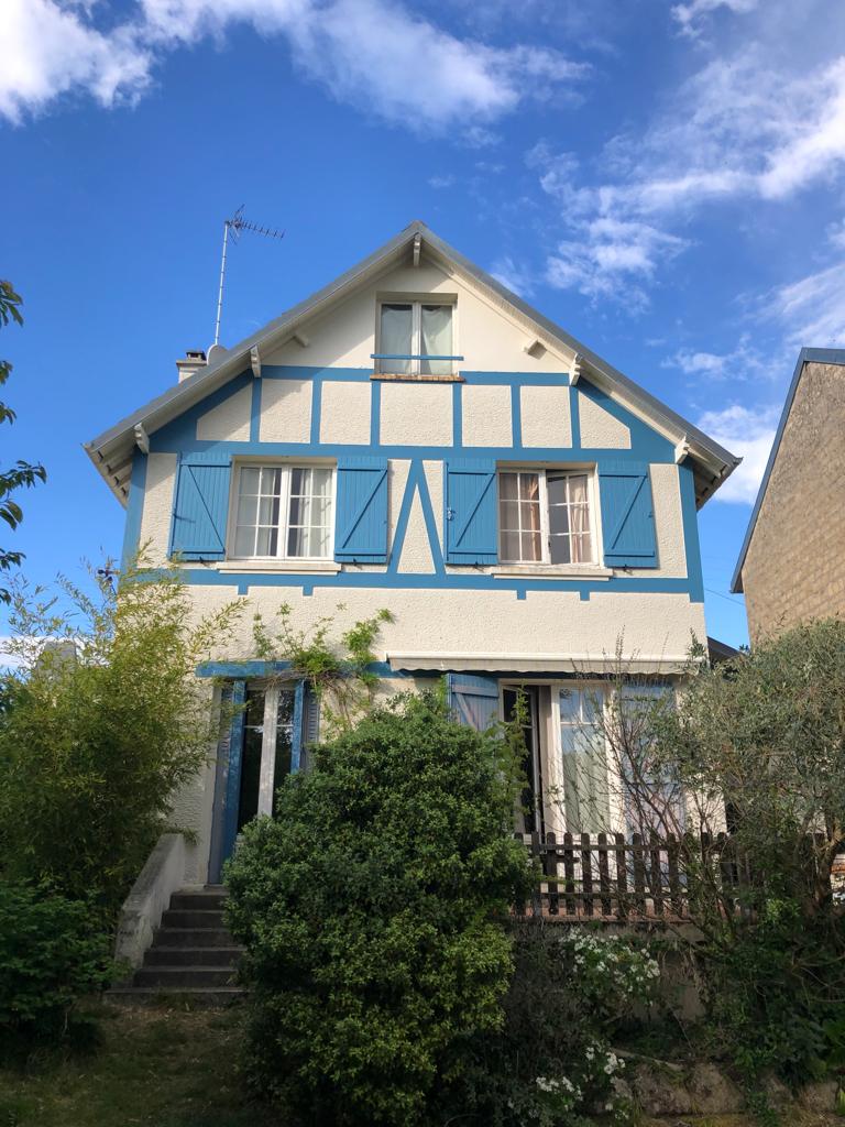 Peinture boiseries facade acheres 78260 après